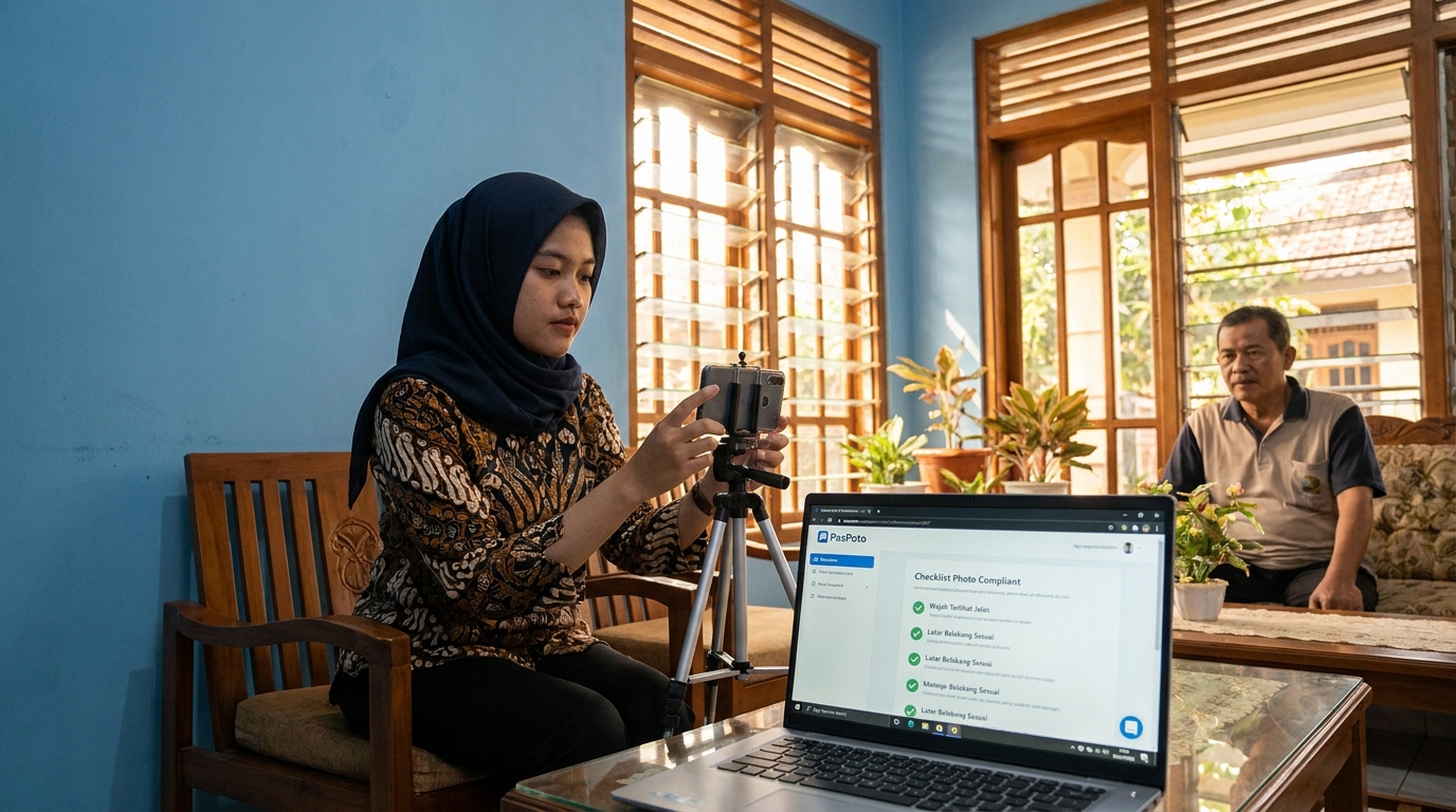 Panduan Aturan Jilbab Pas Foto Resmi 2026: Estetika dan Kepatuhan Biometrik