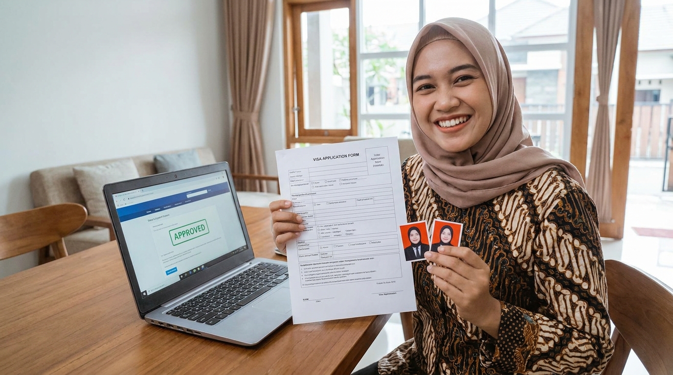 Supporting image showing the final accepted-looking result described in "Langkah yang Disarankan untuk Hasil Profesional".