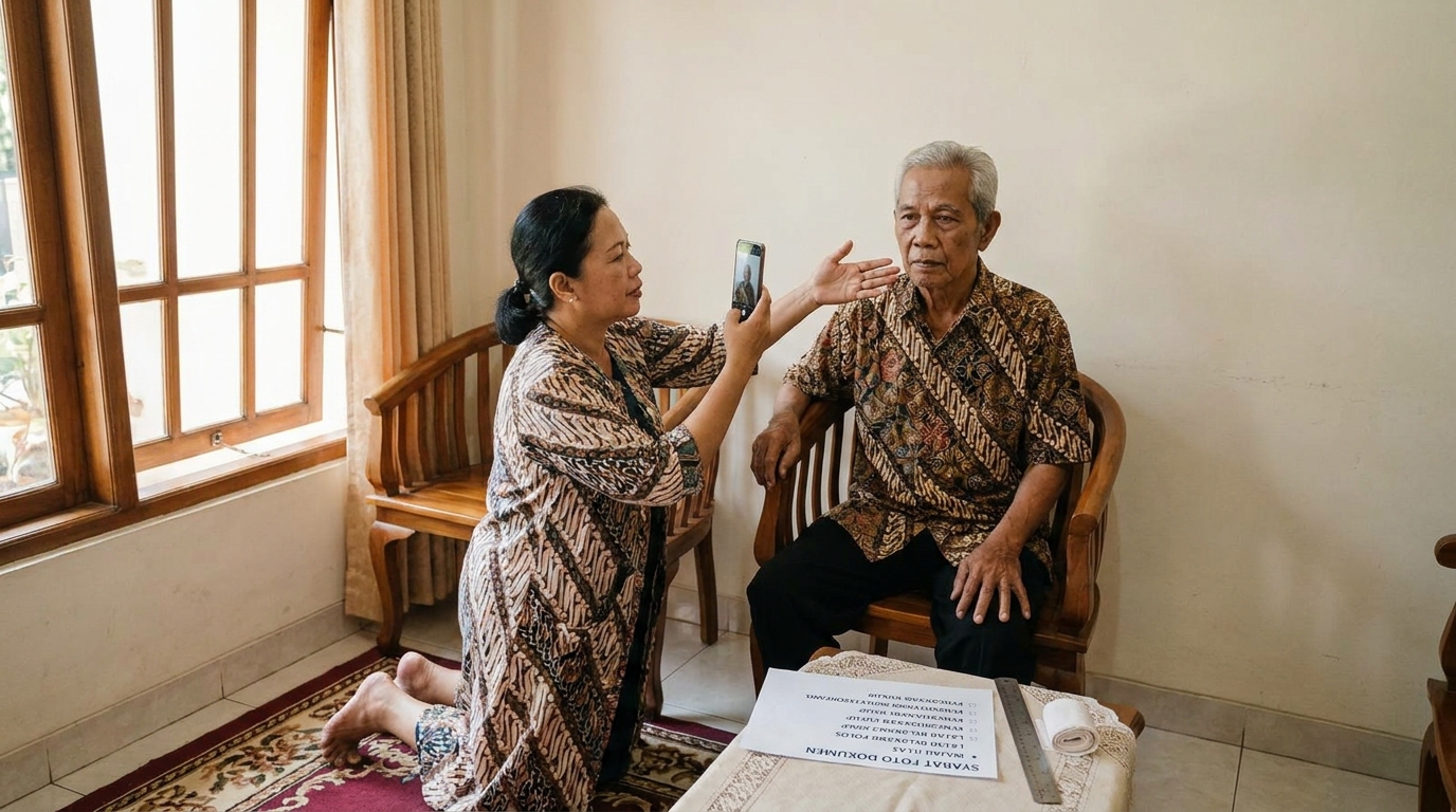 Supporting image that visualizes the requirements, checklist, or technical standards from "Solusi Praktis Mengolah Foto dari Rumah".