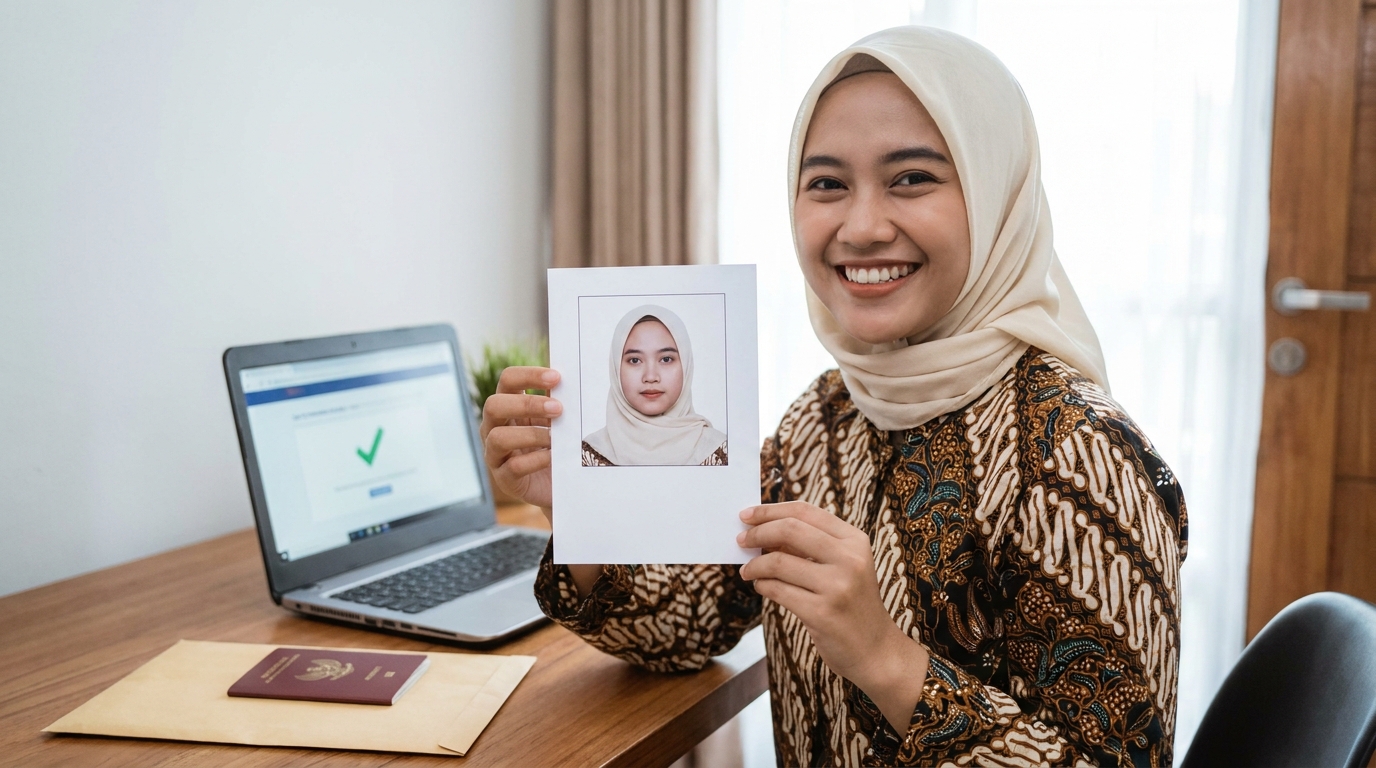 Supporting image showing the final accepted-looking result described in "Memastikan Kredibilitas Visual Anda".