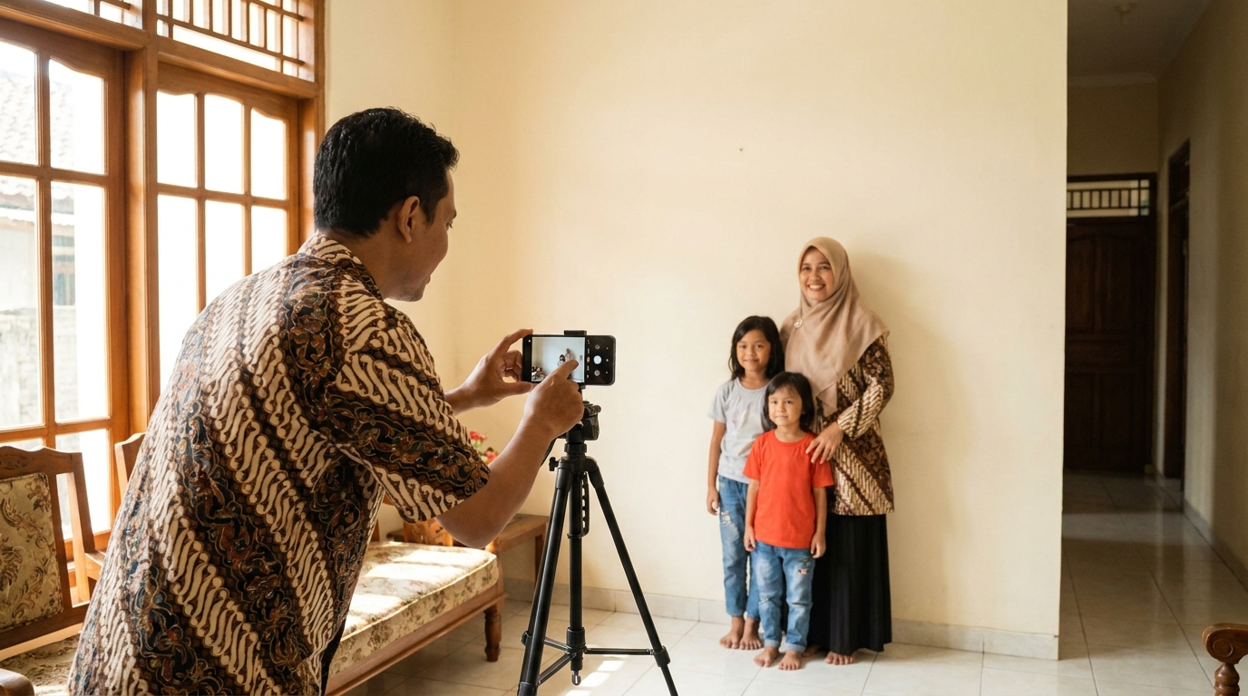 Panduan Lengkap Foto Keluarga Lebaran Online 2026 ala Studio di Rumah