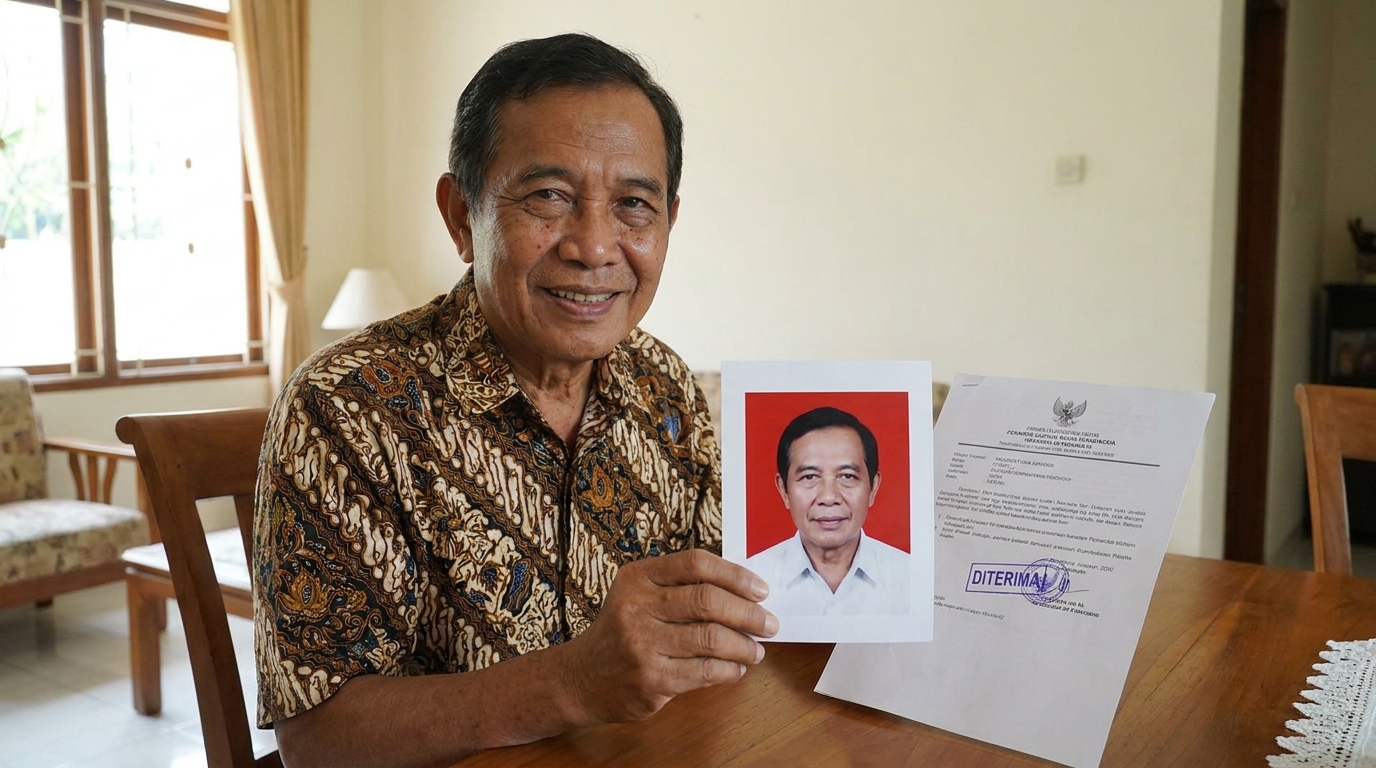 Supporting image showing the final accepted-looking result described in "Pentingnya Kontras untuk Verifikasi Biometrik".