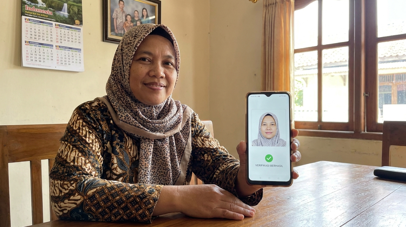 Supporting image showing the final accepted-looking result described in "Syarat Utama Foto Biometrik Saudi Bio 2026".