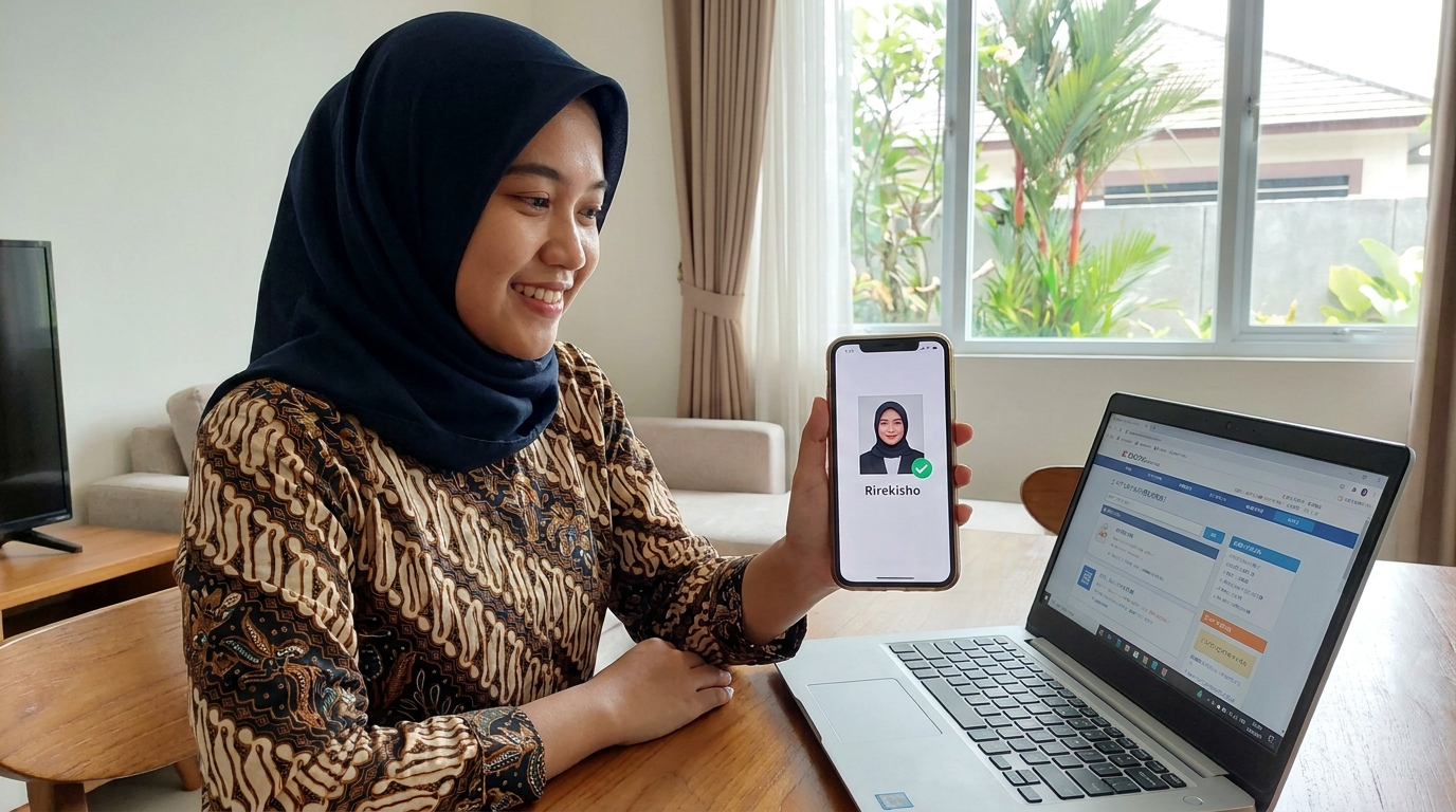 Supporting image showing the final accepted-looking result described in "Kesan Pertama dan Kredibilitas Visual".