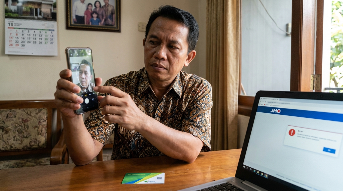 Supporting image showing the main action or workflow from "Panduan Teknis Foto Kartu BPJS Ketenagakerjaan".