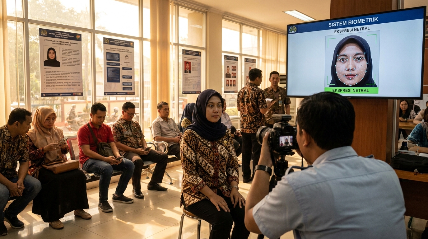 Seni Ekspresi Wajah Pas Foto Resmi 2026: Mengapa Detail Visual Menentukan Kredibilitas