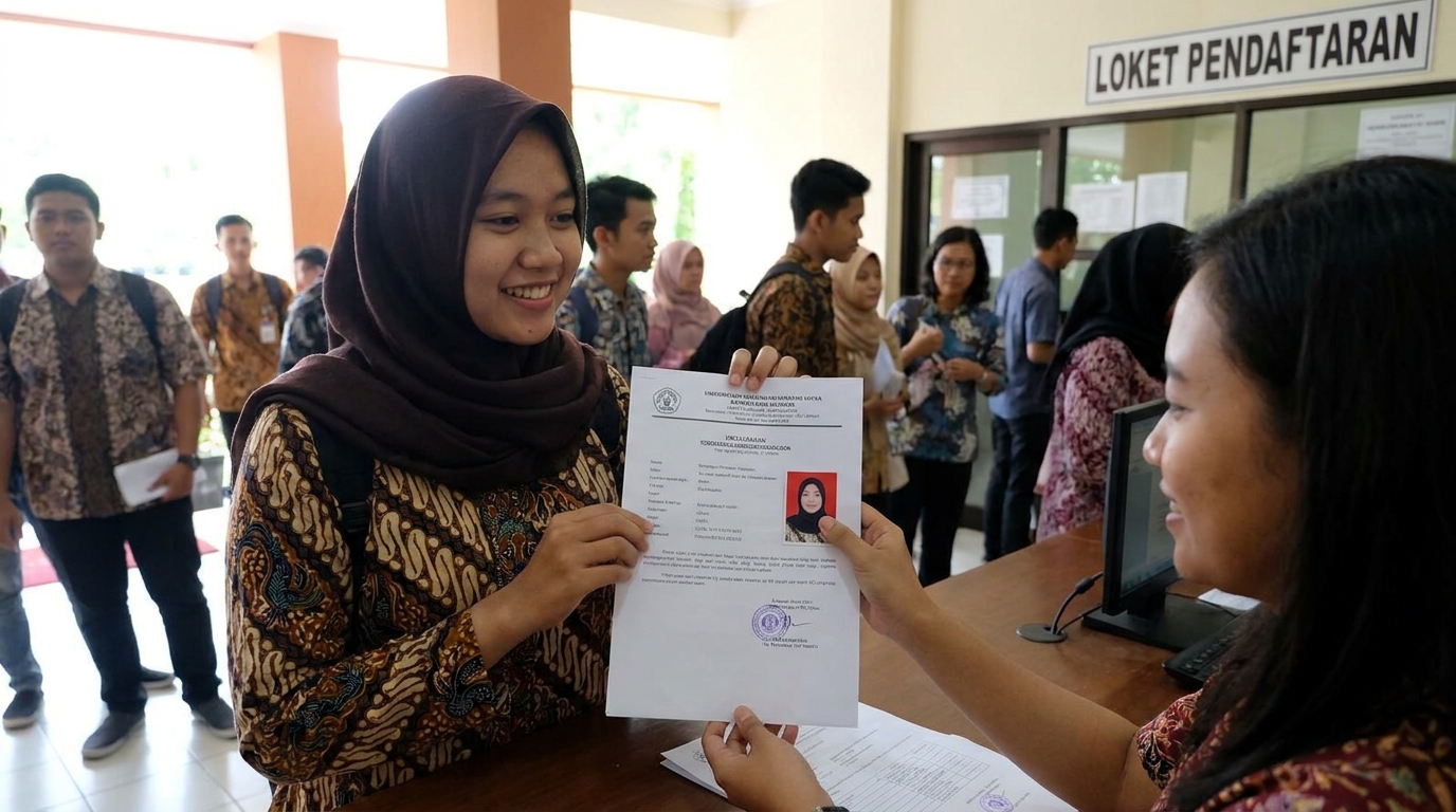 Supporting image showing the final accepted-looking result for posisi wajah miring pas foto.