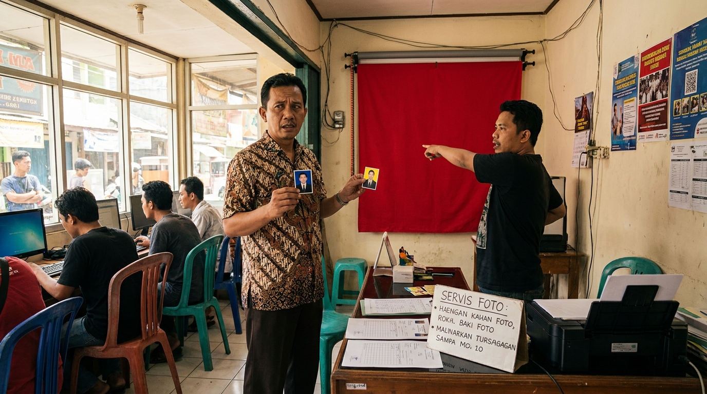 Warna Foto SKCK 2026: Ketentuan Latar Belakang dan Ukuran Terbaru