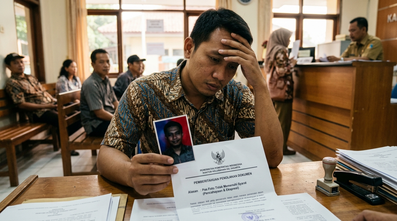 Jangan Panik! Ini Alasan Pas Foto KTP Anda Ditolak dan Cara Memperbaikinya di 2026