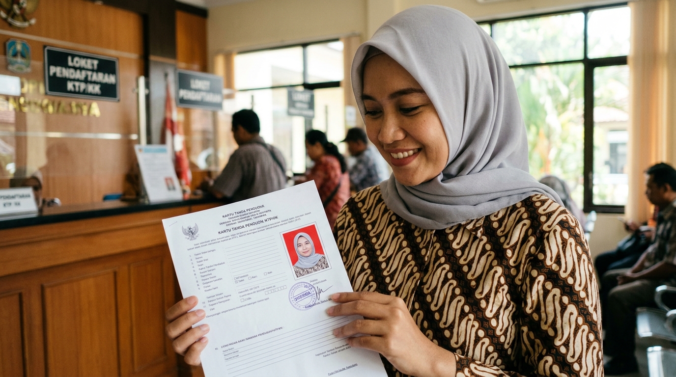 Supporting image showing the final accepted-looking result described in "Memahami Standar Verifikasi Dokumen Resmi".