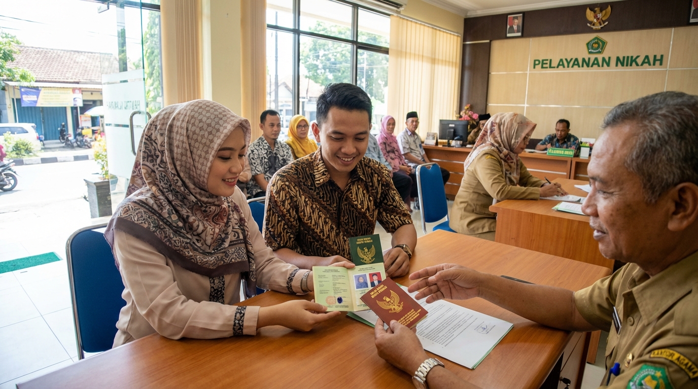 Panduan Memilih Pakaian Foto Buku Nikah Hijab Sesuai Standar Kemenag