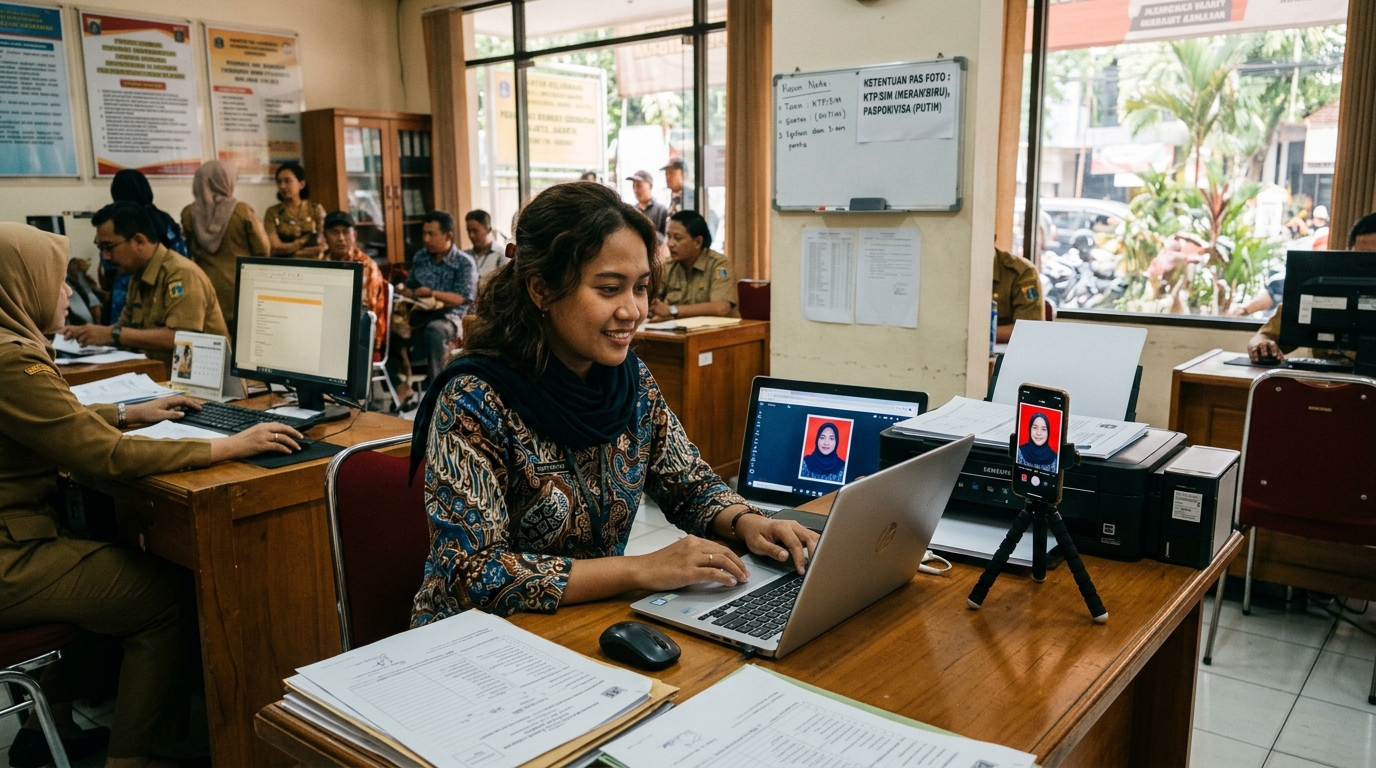 Panduan Praktis Ganti Background Pas Foto di HP agar Siap Pakai untuk Dokumen Resmi 2026