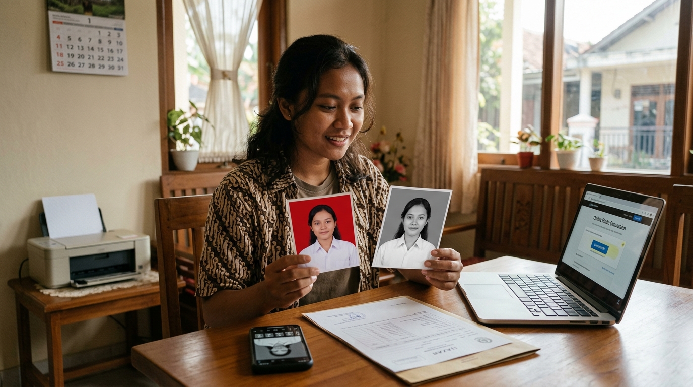 Supporting image showing the final accepted-looking result described in "Pilih Metode Konversi yang Tepat: Aplikasi atau Layanan Online".