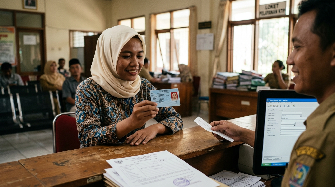 Supporting image showing the final accepted-looking result described in "Mengapa Resolusi Rendah Menjadi Masalah untuk Pas Foto Resmi?".