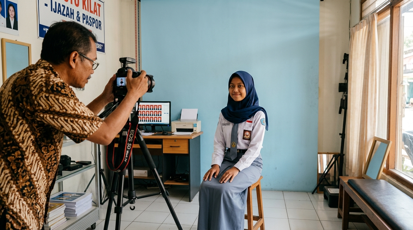 Panduan Lengkap Pas Foto Ijazah dan Transkrip Nilai 2026: Siap Pakai Tanpa Drama