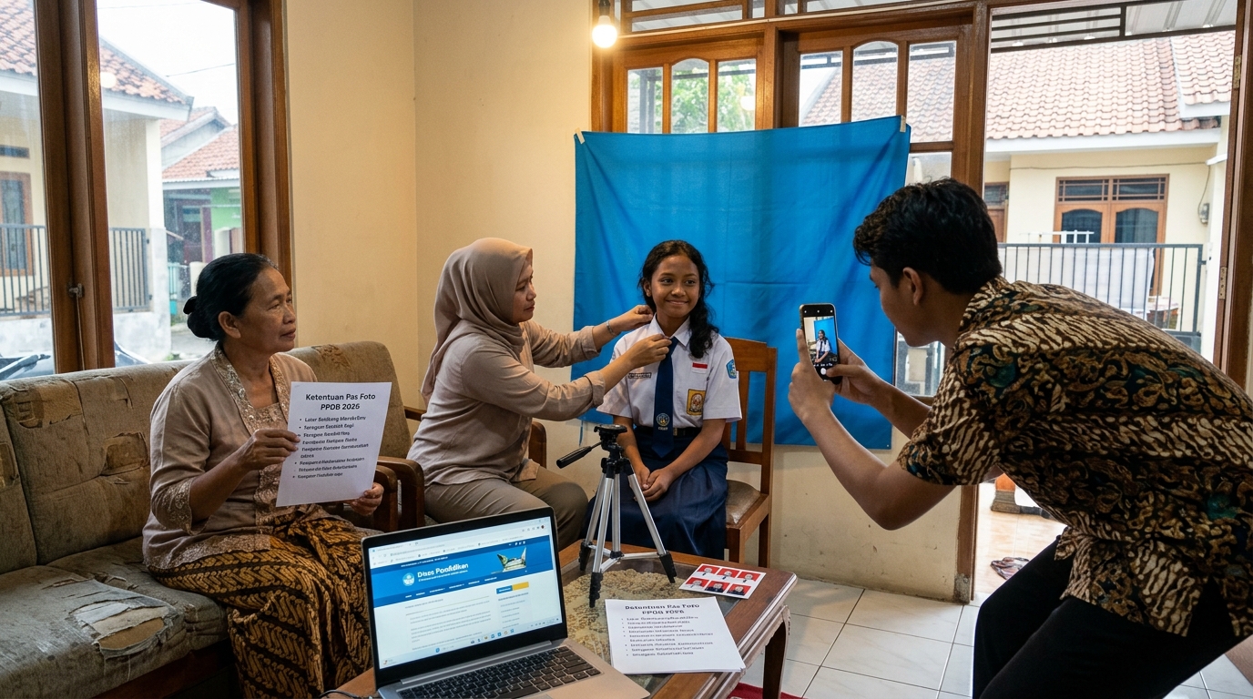 Panduan Lengkap Pas Foto PPDB 2026: Siapkan Foto Anak Siap Pakai