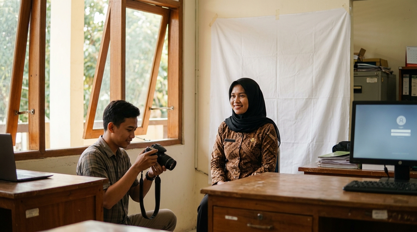 Foto Profil E-Kinerja PNS 2026: Membangun Kredibilitas Visual dengan Tampilan Meyakinkan