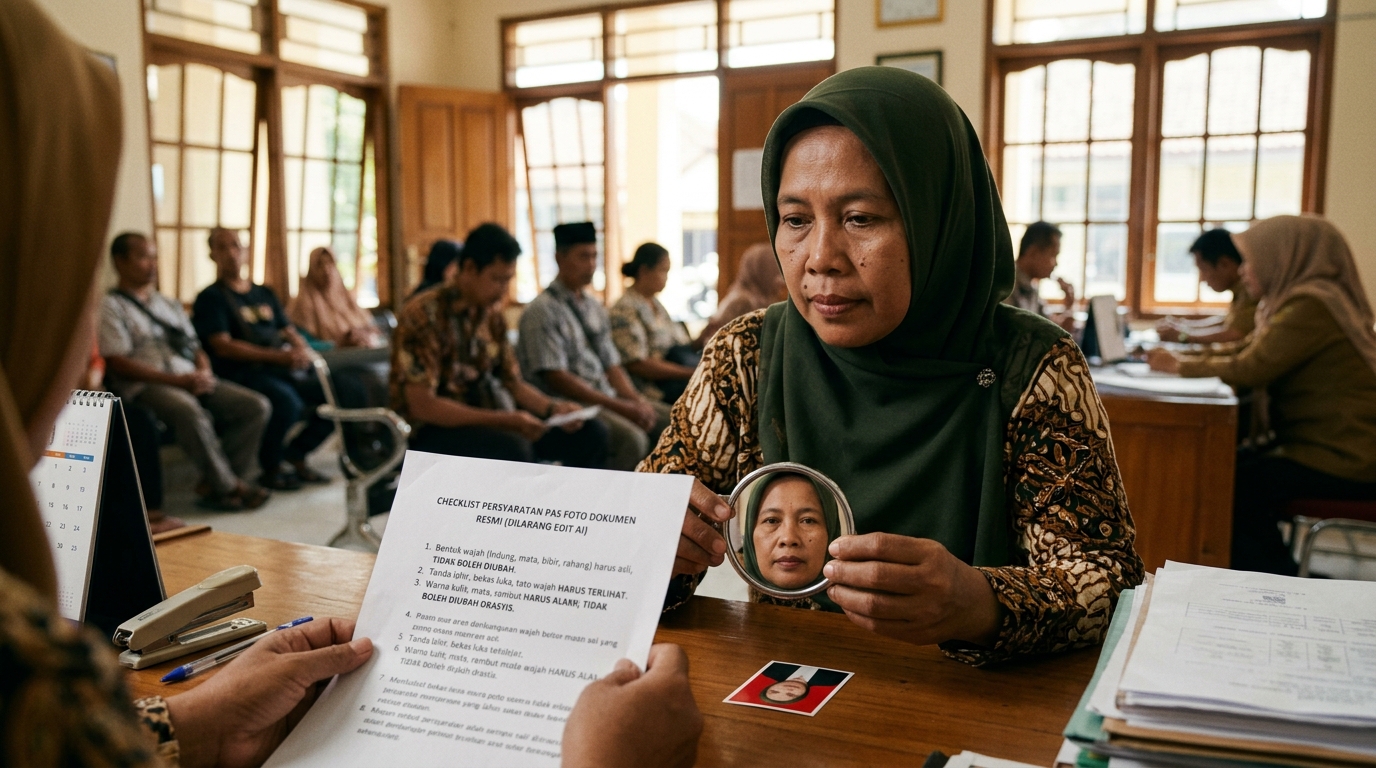 Supporting image that visualizes the requirements, checklist, or technical standards from "Edit AI yang Dilarang Keras untuk Dokumen Resmi".