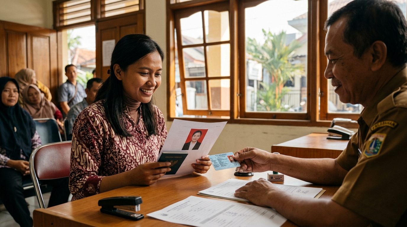 Supporting image showing the final accepted-looking result described in "Konsekuensi dan Tips Memastikan Foto AI Anda Legal".