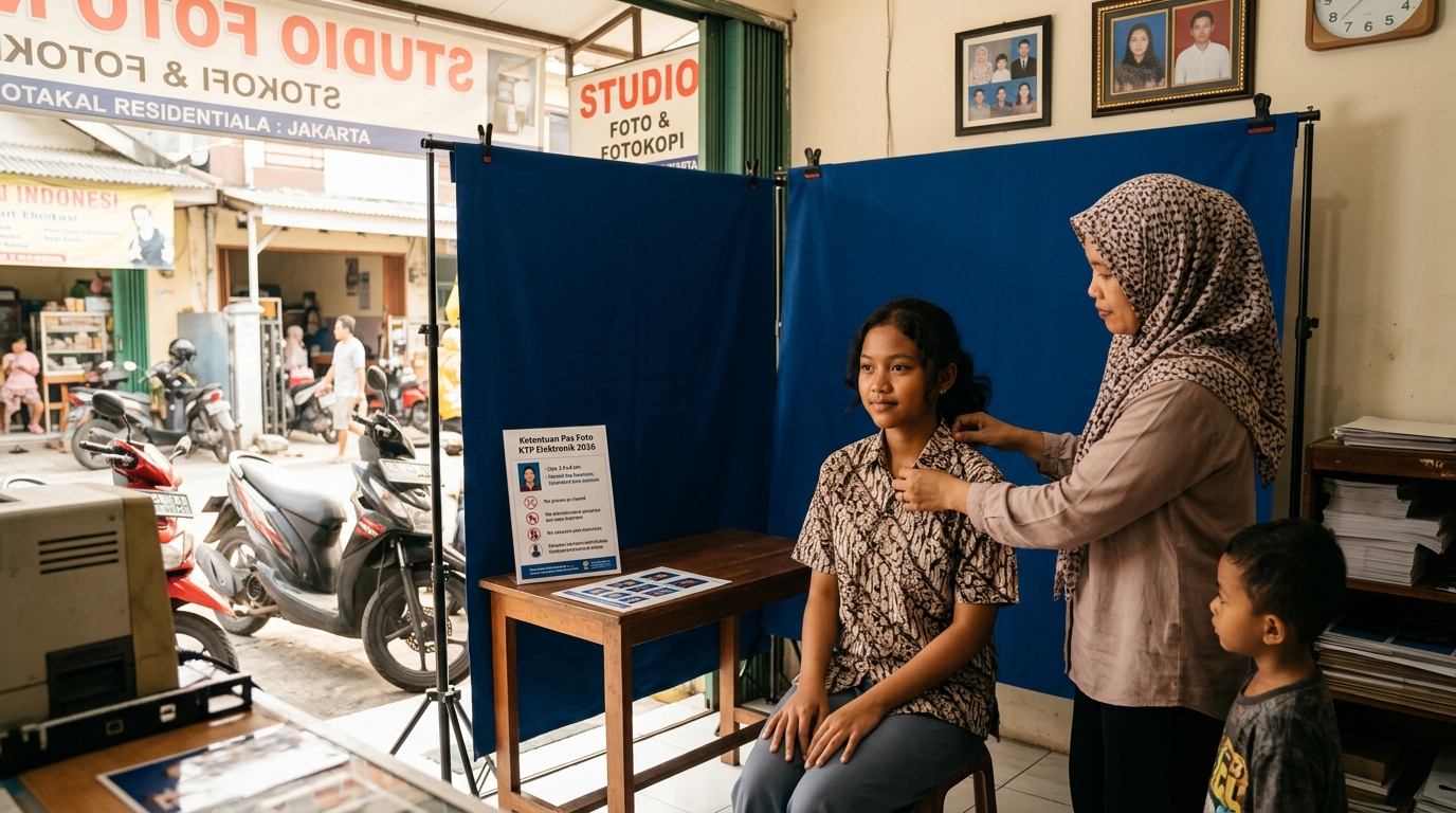 Persiapan Pas Foto KTP Elektronik 2026: Membangun Kesan Pertama yang Meyakinkan