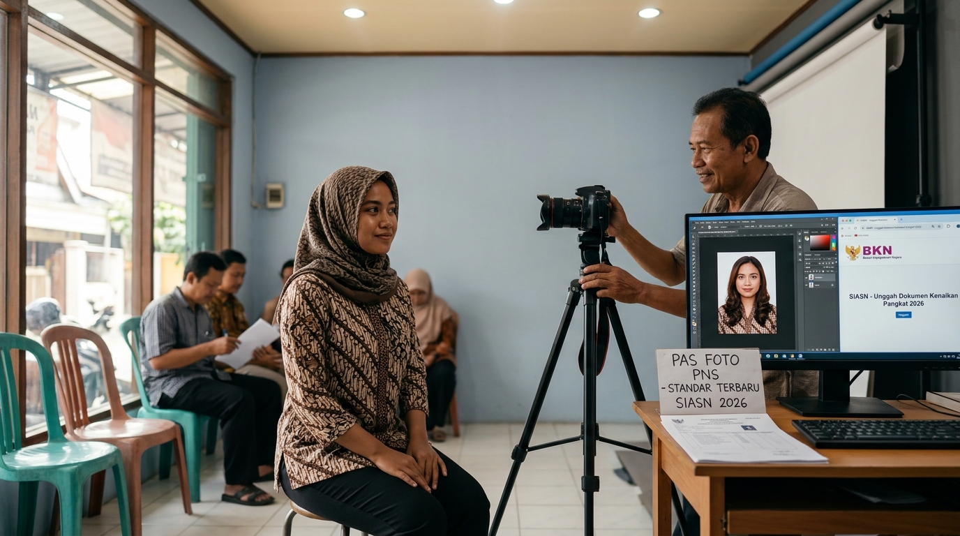Memastikan Pas Foto Kenaikan Pangkat PNS 2026 Anda Sesuai Standar SIASN BKN