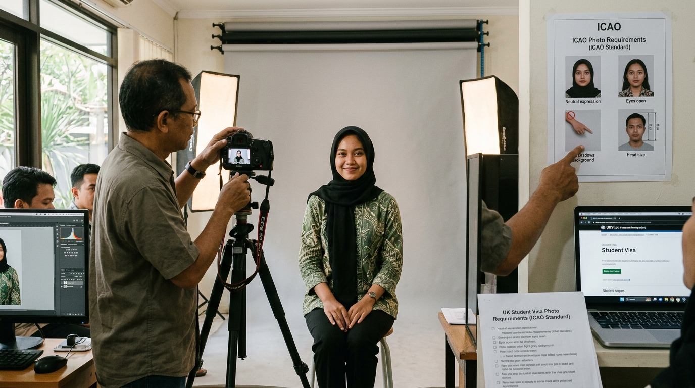 Panduan Lengkap Foto Visa Pelajar UK 2026: Siap Lolos Verifikasi