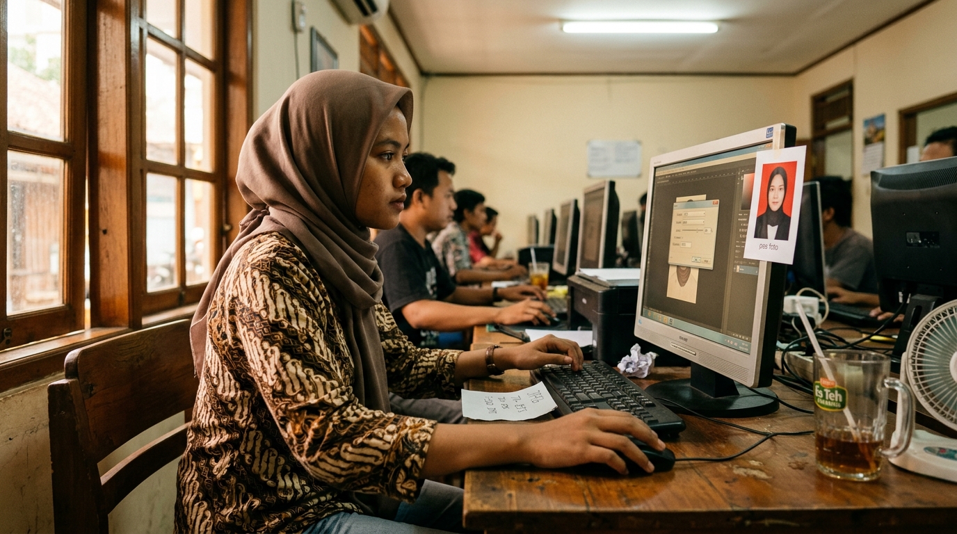Supporting image that visualizes the requirements, checklist, or technical standards from "Kunci Menjaga Ketajaman: Pengaturan Kompresi yang Tepat".