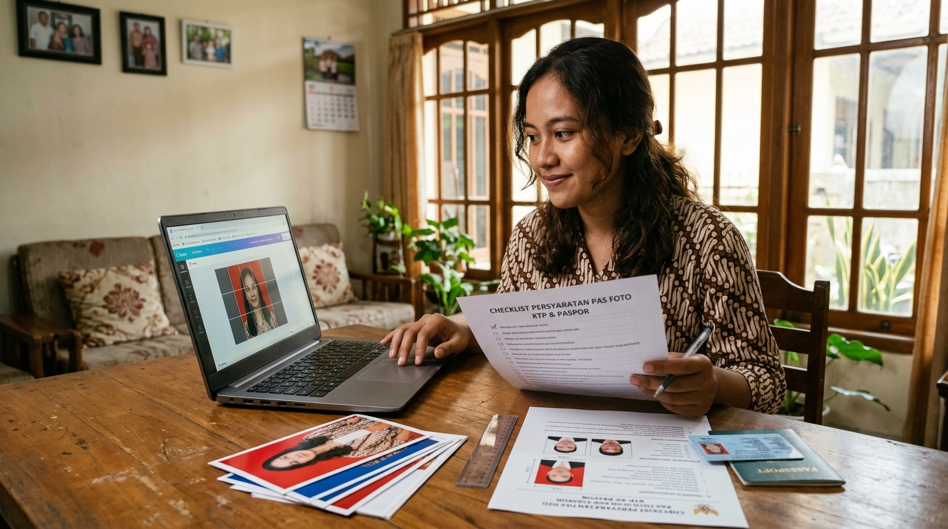 Supporting image that visualizes the requirements, checklist, or technical standards from "Alat Bantu dan Tips untuk Hasil Terbaik".