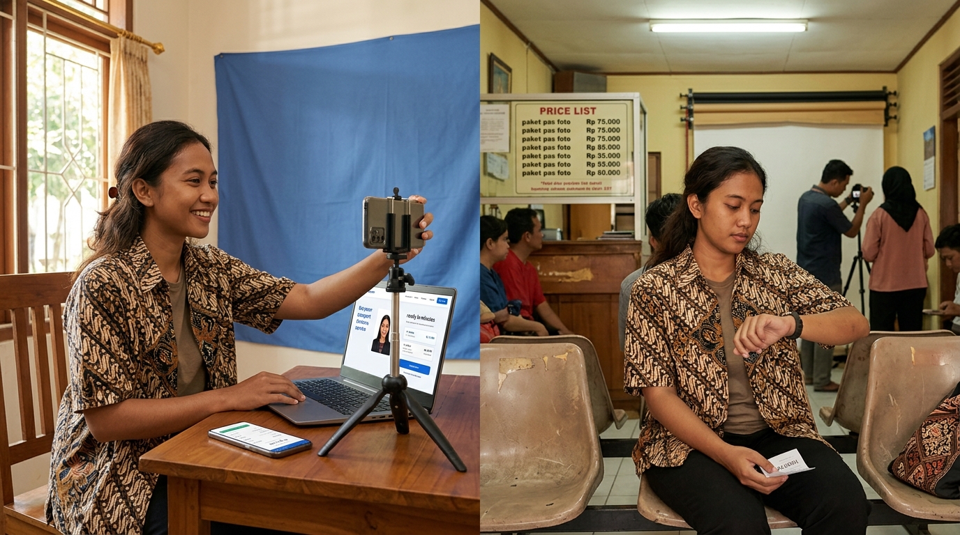 Pas Foto Online vs. Studio Foto: Panduan Lengkap Memilih yang Tepat di 2026