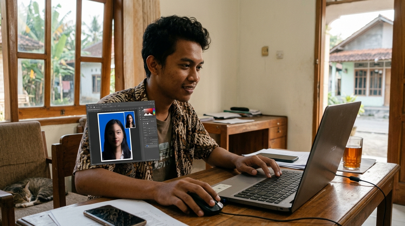 Panduan Praktis Menghilangkan Bayangan Pas Foto di Tahun 2026: Hasil Profesional Siap Pakai