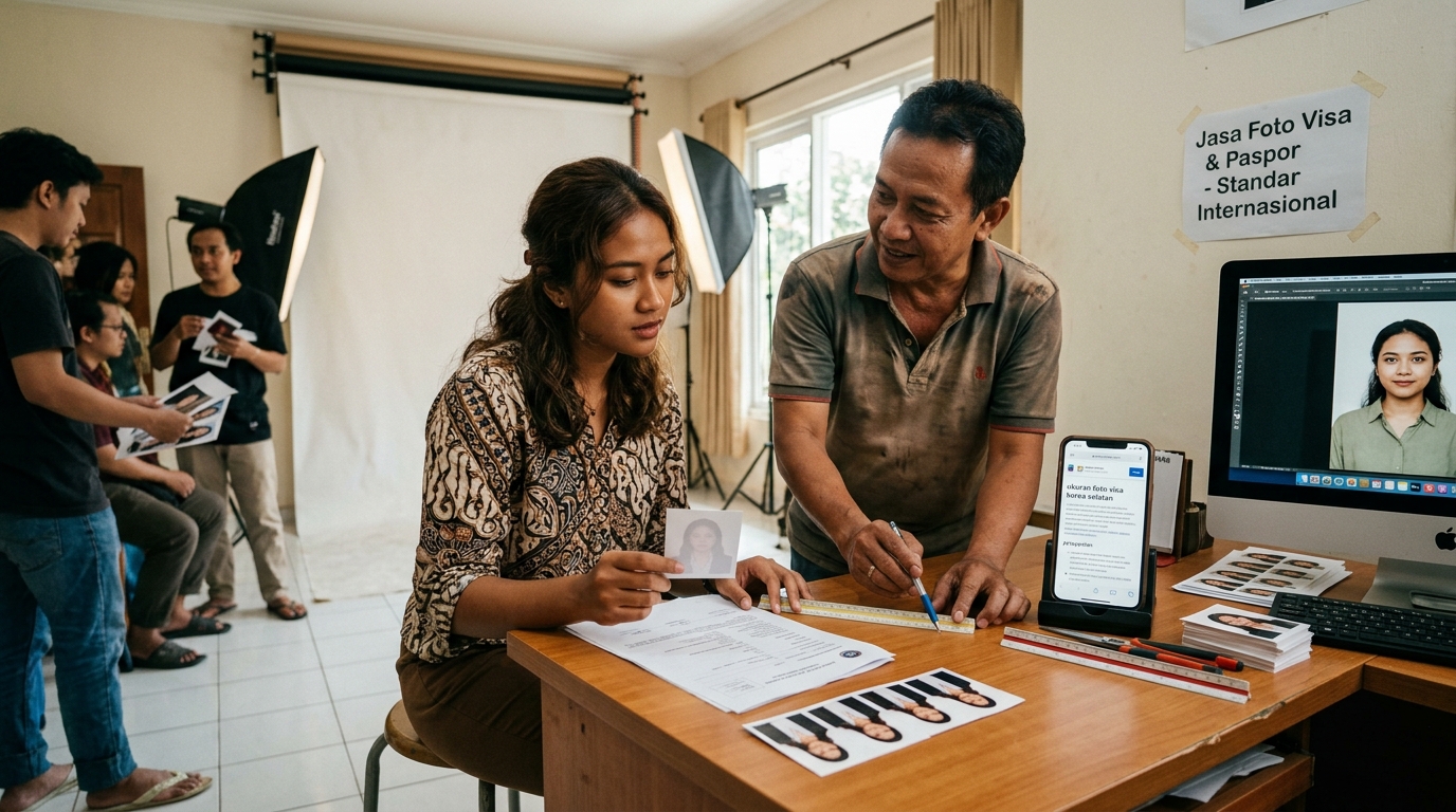 Hero image showing the broader real-world context for ukuran foto visa korea selatan, inspired by the section "Tips Penting untuk Menghindari Penolakan Foto Visa".