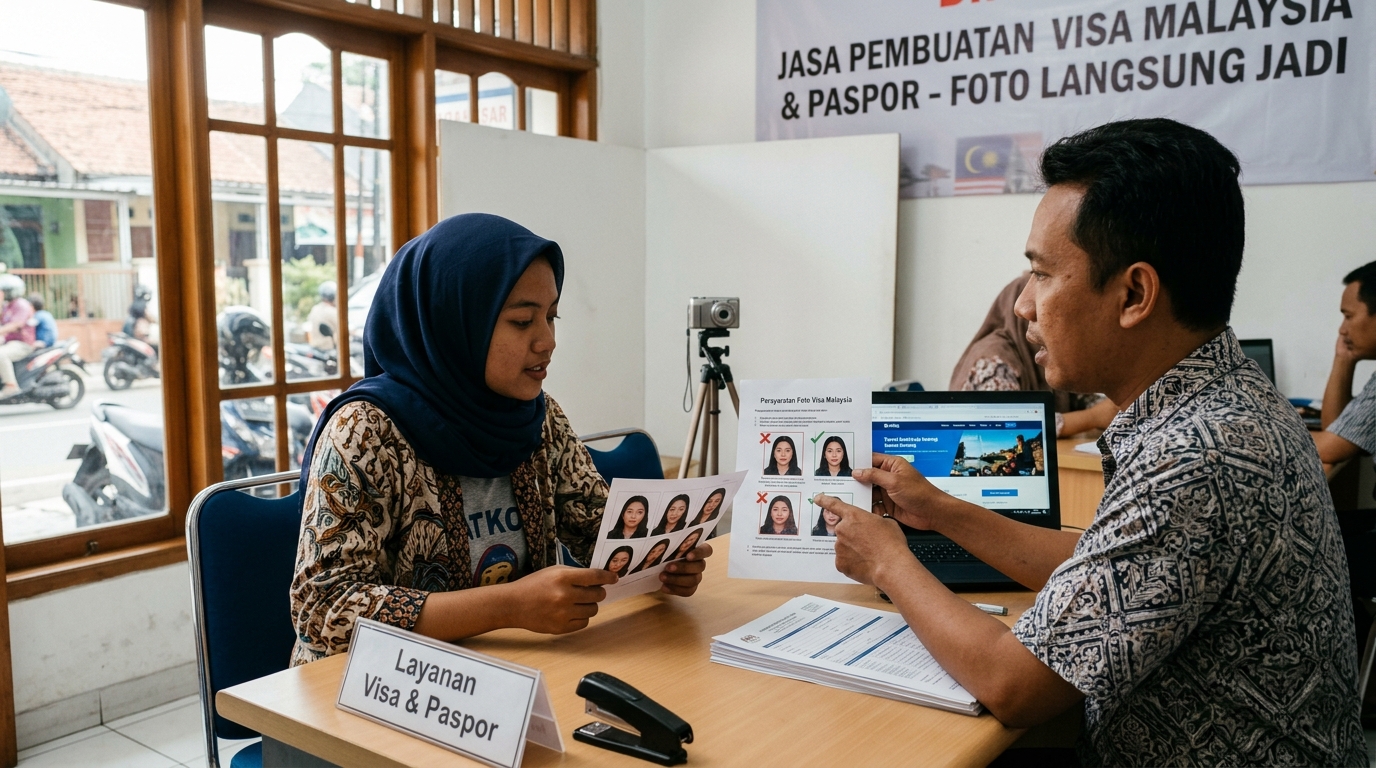 Panduan Lengkap Foto Visa Malaysia 2026: Ukuran, Latar Belakang, dan Tips Lolos