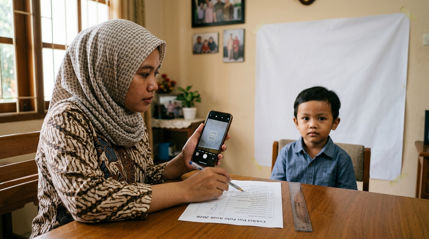 Supporting image that visualizes the requirements, checklist, or technical standards from "Memastikan Kepatuhan Foto Dokumen Resmi".