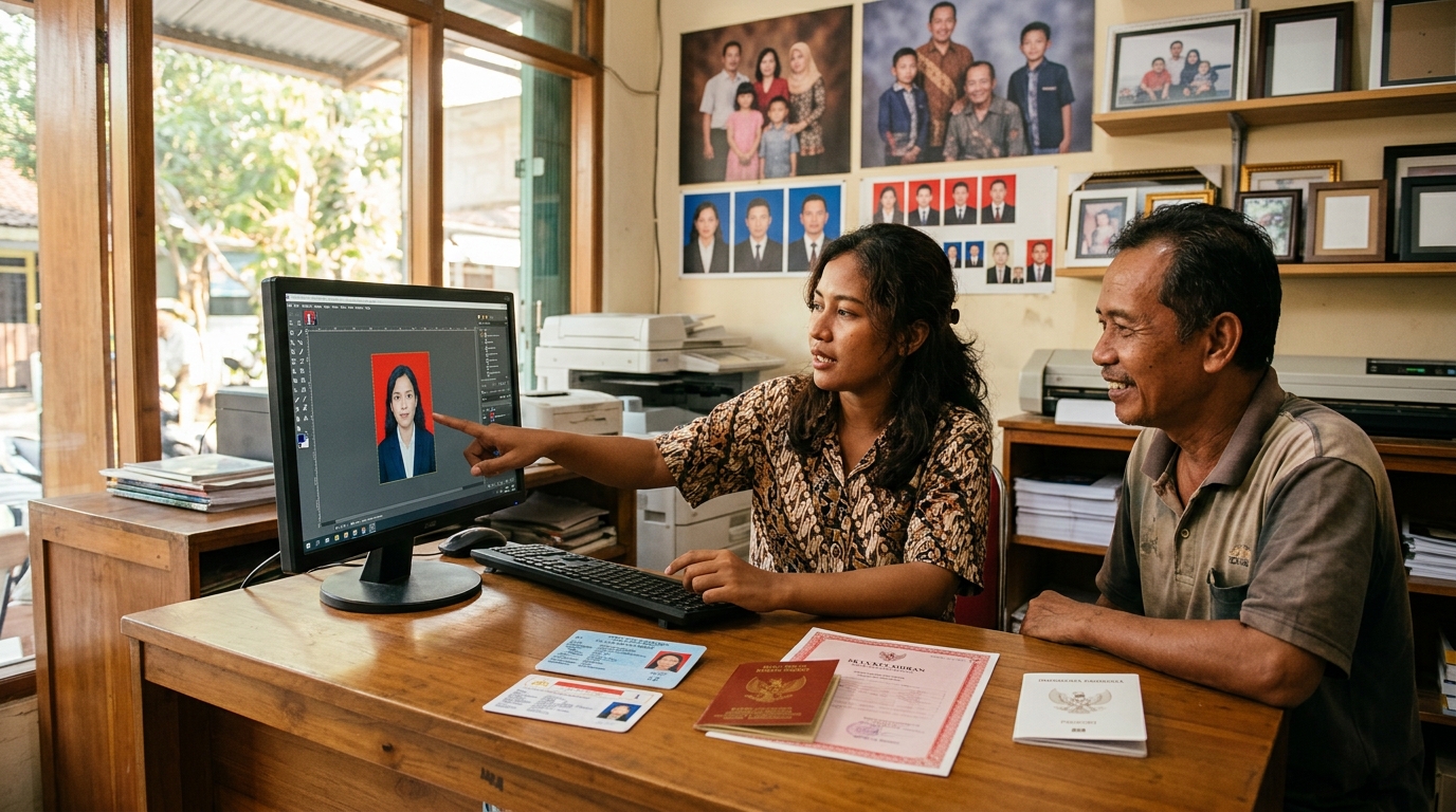 Panduan Cepat Ganti Background Pas Foto Biru ke Merah untuk Dokumen Resmi umumnya