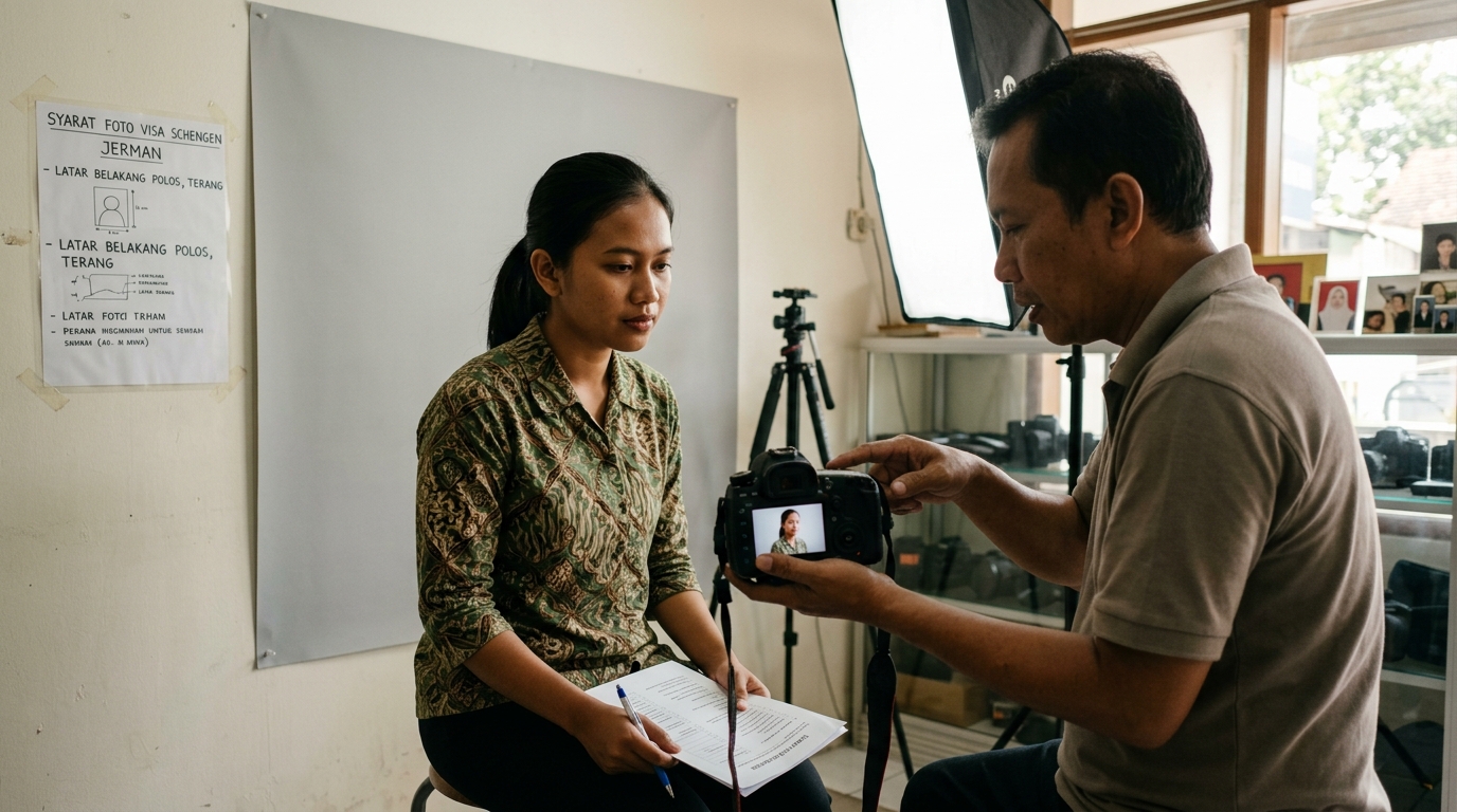 Supporting image that visualizes the requirements, checklist, or technical standards from "Kualitas Foto dan Latar Belakang".