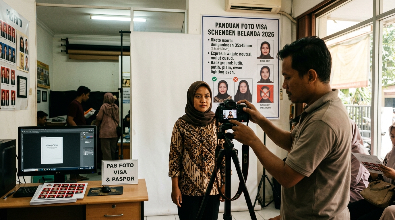 Panduan Lengkap Foto Visa Schengen Belanda 2026: Siap Pakai, Hindari Penolakan!