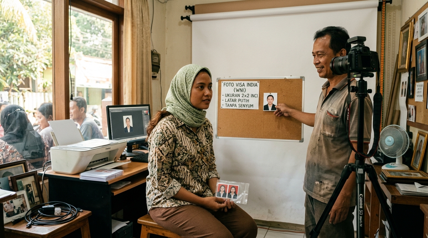 Kesan Pertama yang Meyakinkan: Panduan Lengkap Foto Visa India untuk WNI di Tahun 2026
