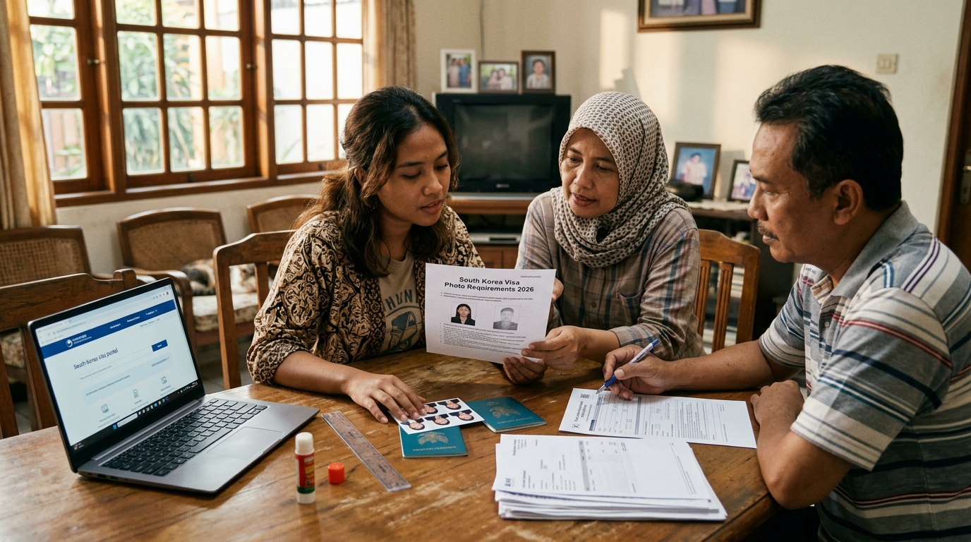Panduan Foto Visa Korea Selatan 2026: Apa yang Perlu Anda Ketahui