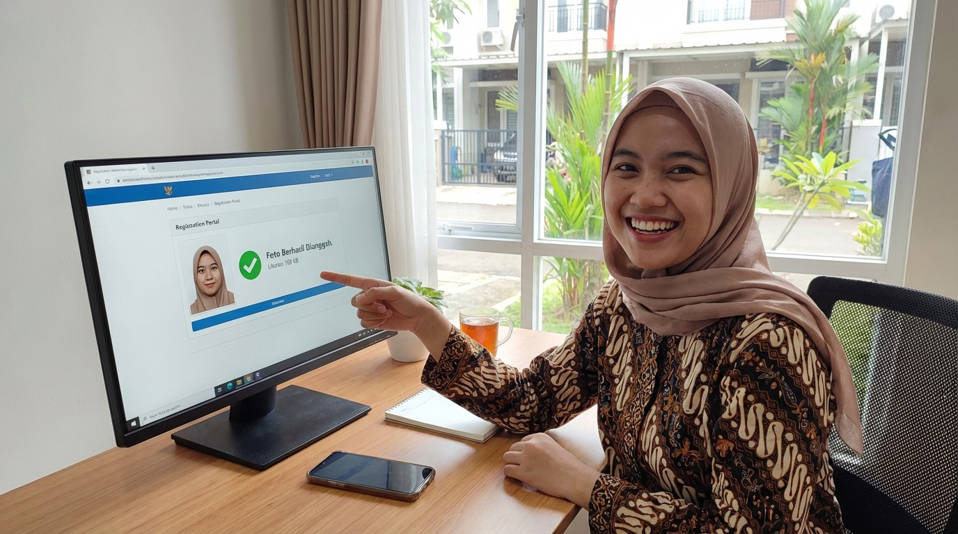 Supporting image showing the final accepted-looking result described in "Langkah Menjaga Ketajaman Foto di Bawah 200kb".