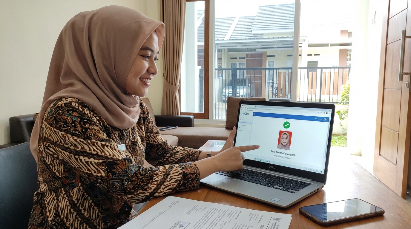 Supporting image showing the final accepted-looking result described in "Aspek Rasio: Detail Teknis yang Menentukan".