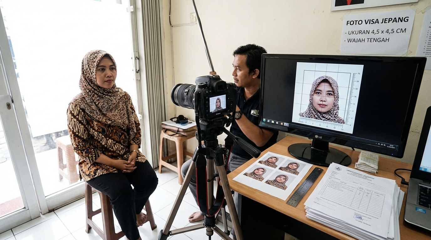 Seni Presisi: Mengapa Standar Foto Visa Jepang 4,5 x 4,5 cm Tidak Bisa Ditawar