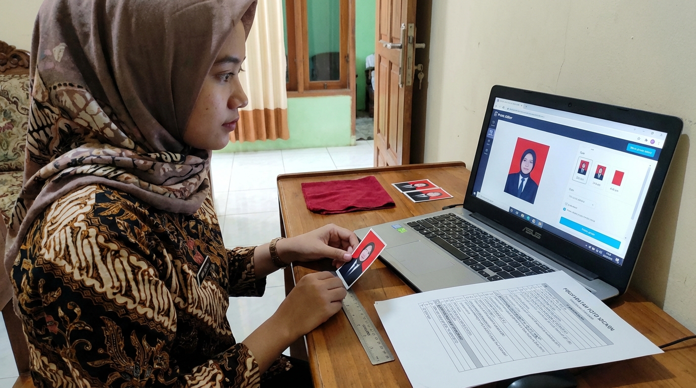 Supporting image that visualizes the requirements, checklist, or technical standards from "Ukuran Pas Foto Standar untuk SSCASN".