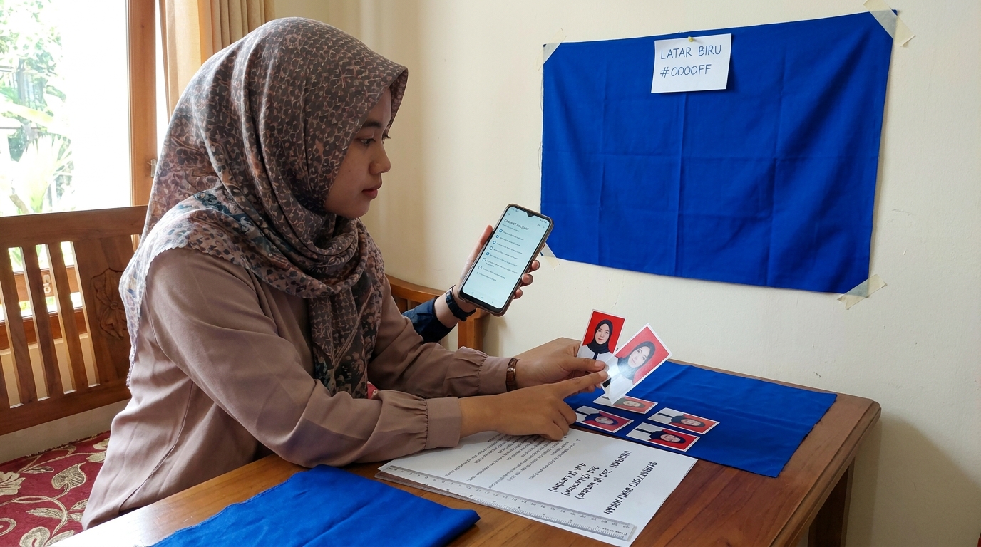 Supporting image that visualizes the requirements, checklist, or technical standards from "Pahami Syarat Formal Foto Buku Nikah".