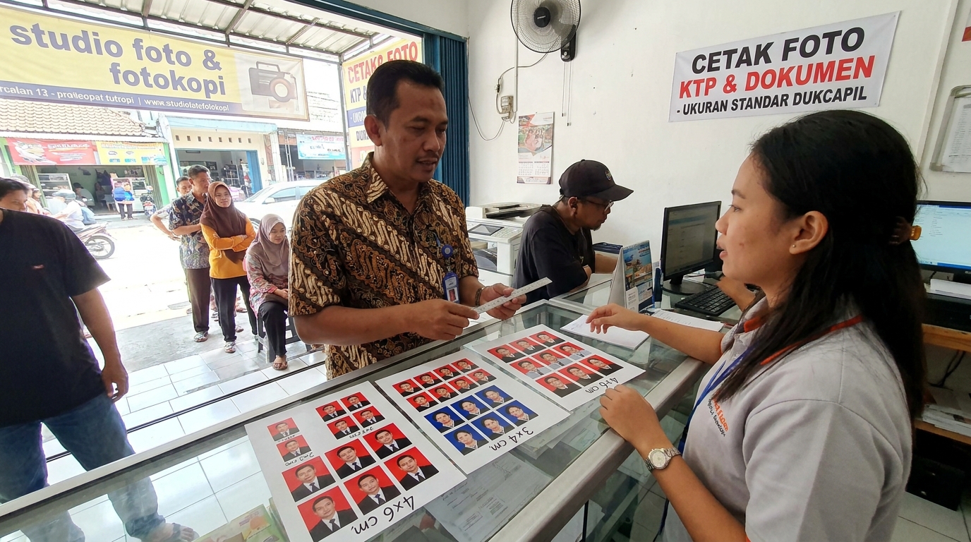 Hero image showing the broader real-world context for ukuran foto ktp, inspired by the section "Dimensi Fisik dan Rasio Foto KTP".