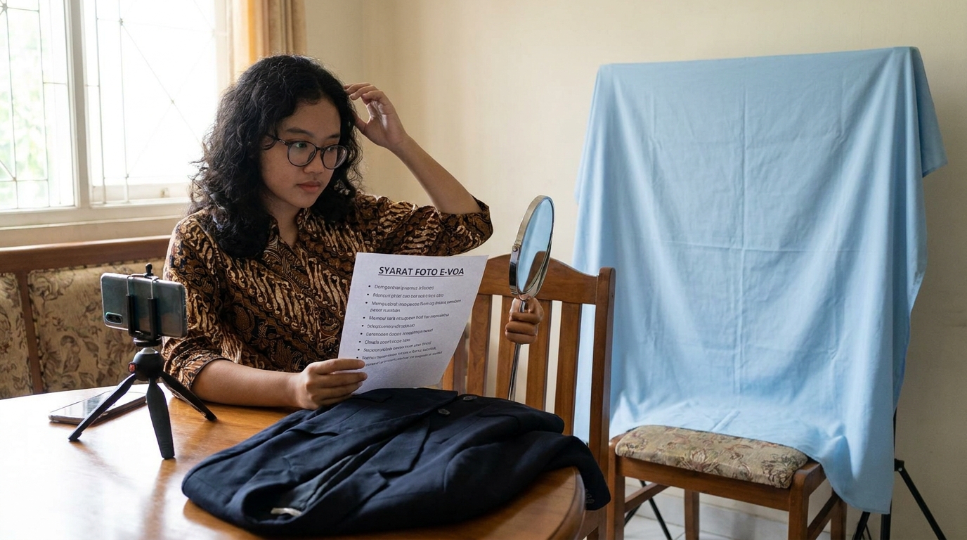 Hero image showing the broader real-world context for foto e-voa indonesia.