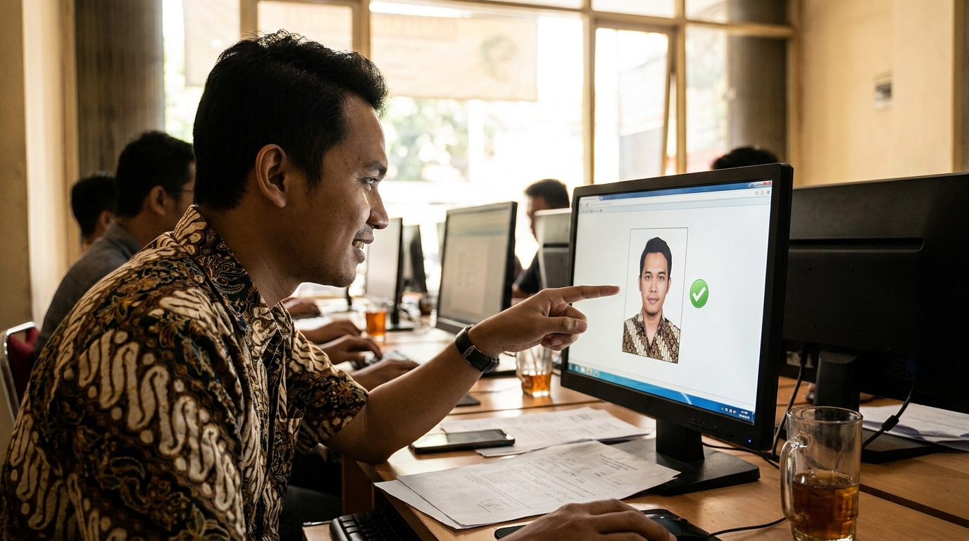 Supporting image that visualizes the requirements, checklist, or technical standards from "Checklist Kualitas dan Aturan Berpakaian".