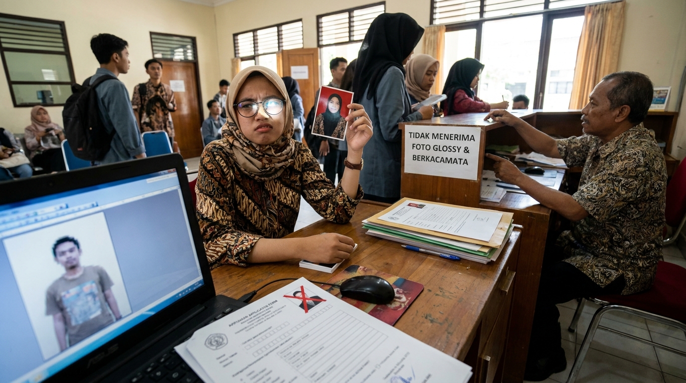 Syarat Foto Ijazah 2026: Panduan Ukuran, Background, dan Aturan Pakaian