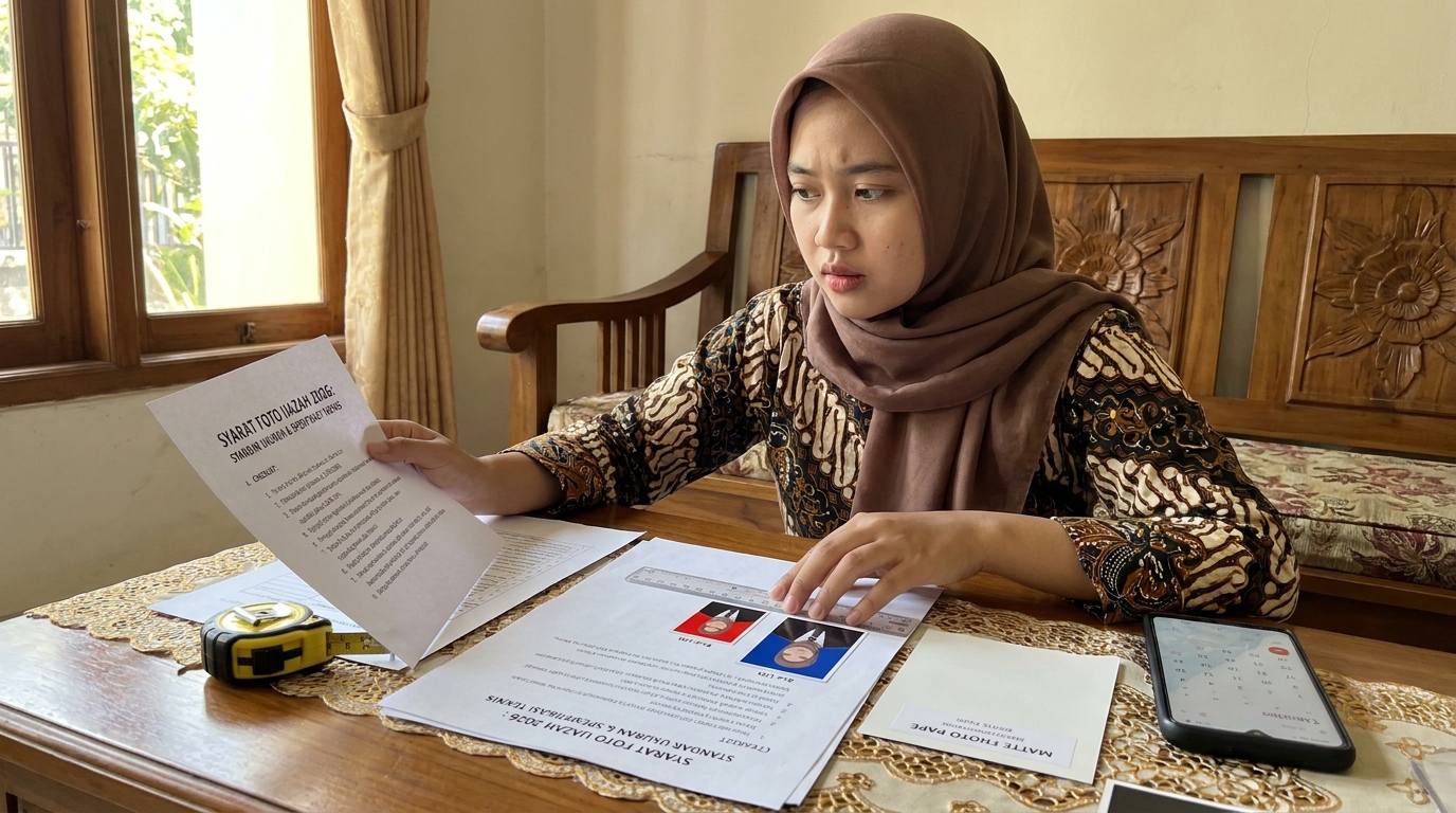 Supporting image that visualizes the requirements, checklist, or technical standards from "Standar Ukuran dan Spesifikasi Teknis 2026".