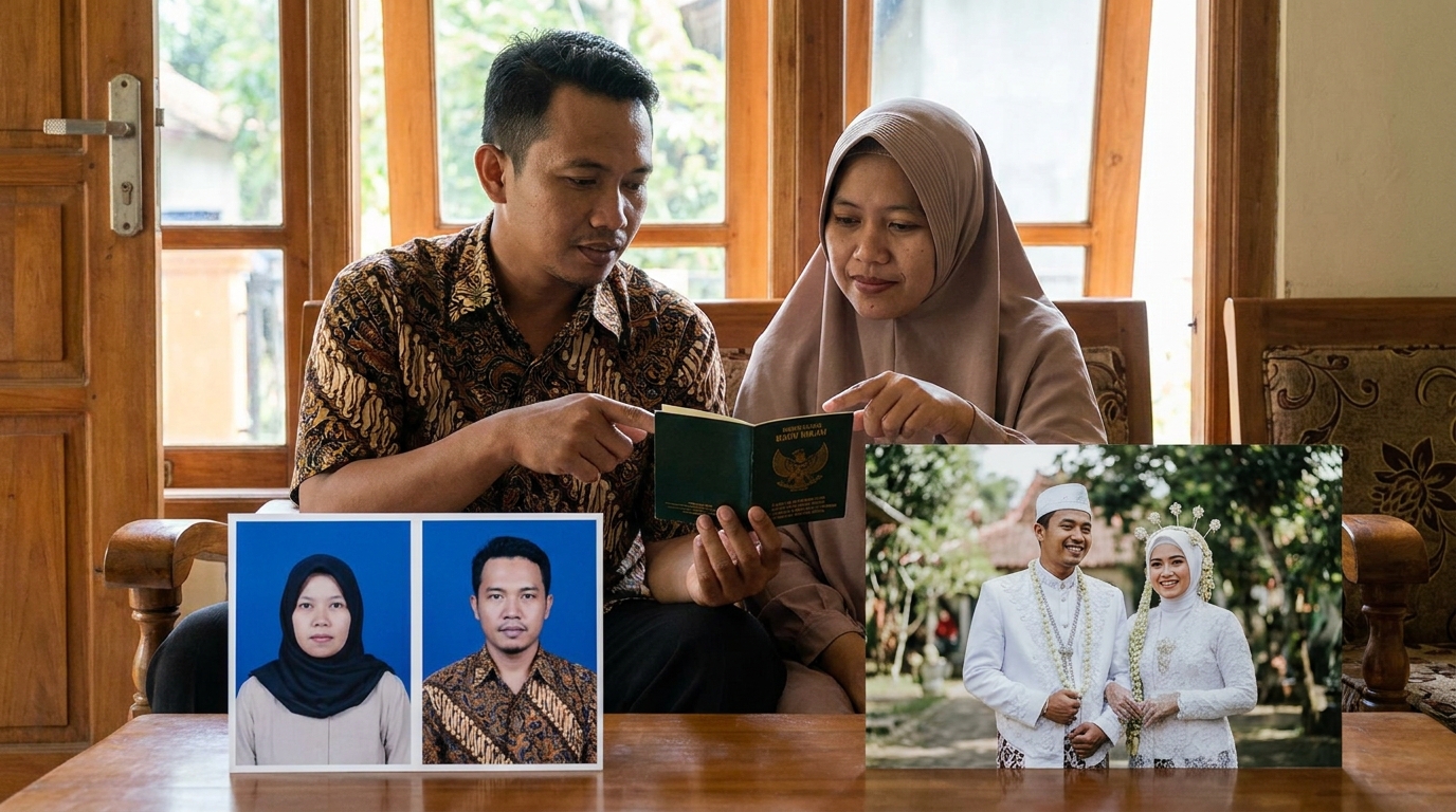 Contoh Foto Buku Nikah 2026: Panduan Syarat Kemenag dan Tips Anti Gagal