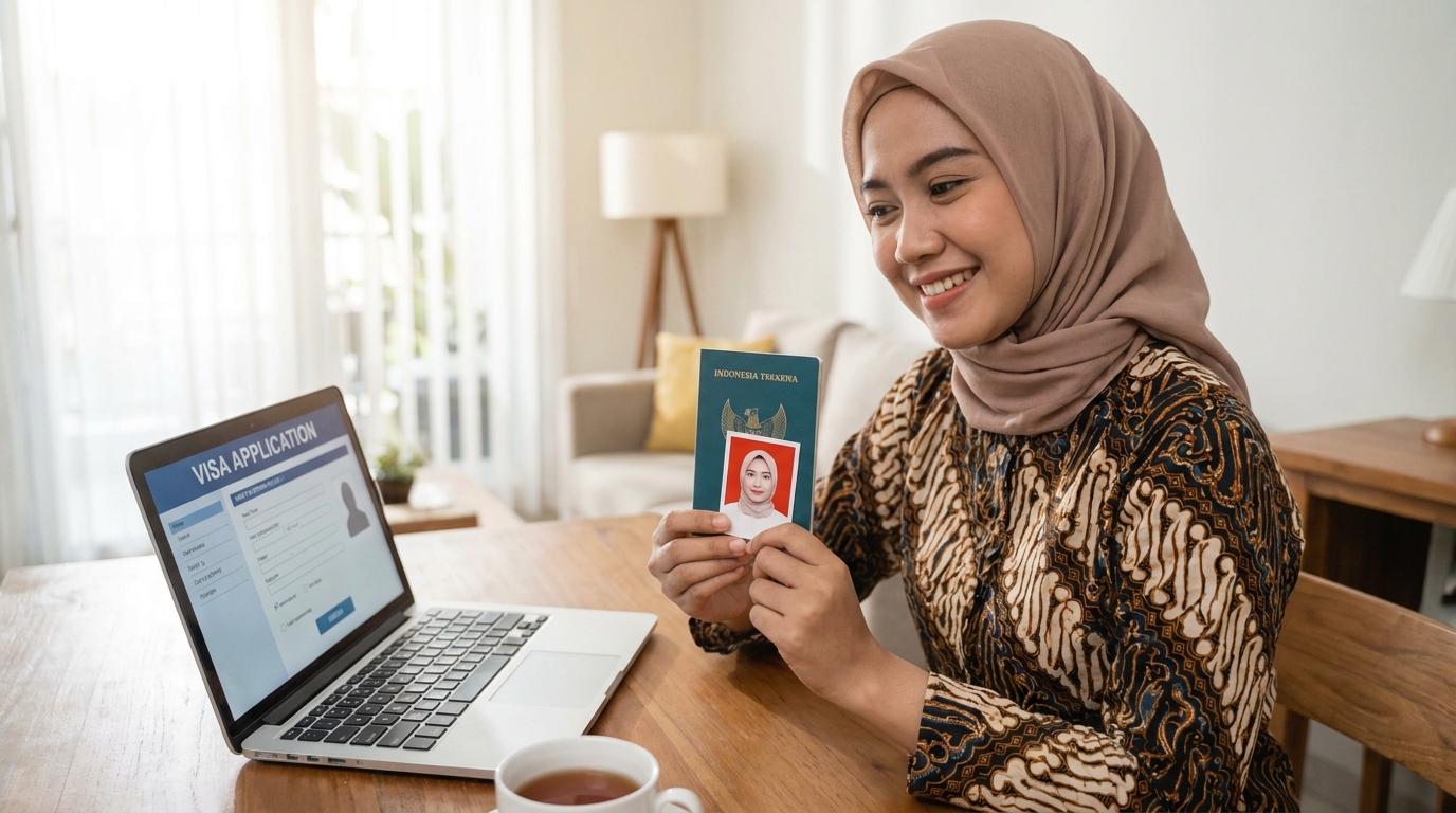 Supporting image showing the final accepted-looking result for ukuran foto visa australia.